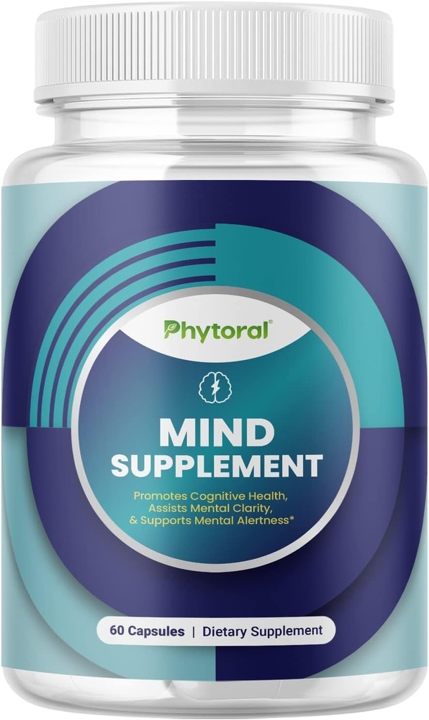 Suplemento Nootropic Brain para la mejora de la memoria y el foco - Vitaminas para la salud mental cerebral " Claridad - Complejo de salud cognitivo para la vitalidad de la mente " Alerta mental - 60 Conde