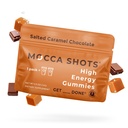 SGC Concentración más alta 100mg Caffeine per Gummy, 2 Gummies per Pack, 6-Pack Mocca Shots Salted Caramel Plant-Based nootropic Instant Energy with Ginkgo biloba, Theobromine.