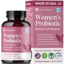 Micronutrientes puros pH Balance Vaginal Probiotics for Women - Odor & Itch Support - Vaginal Health Pills with Cranberry, Lactobacillus & Prebiotics - Feminine Wellness Daily Supplement - 60 Capsules