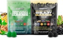 Hércules Holística Moss Mar " Pure Himalayan Shilajit Gummies Oro ← 100% Natural Orgánica Vegan  No Añadido Sugar ← Ashwagandha Tongkat Ali Ginseng Spirulina Moringa Manuka Honey ← 60 Gummies 2 Pack