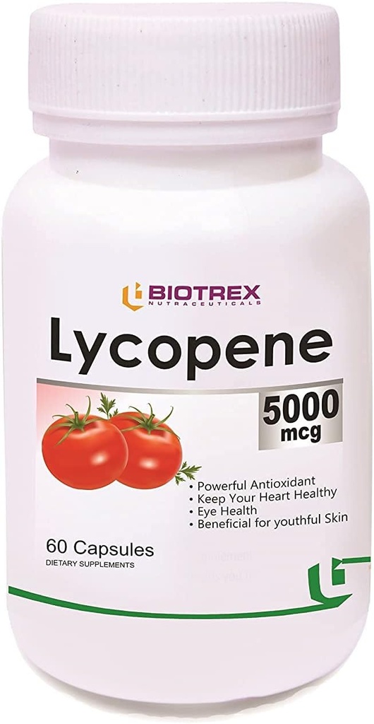 Panihari Biotrex Nutraceuticals Lycopene con multivitaminas -5000 Mcg (60 cápsulas)