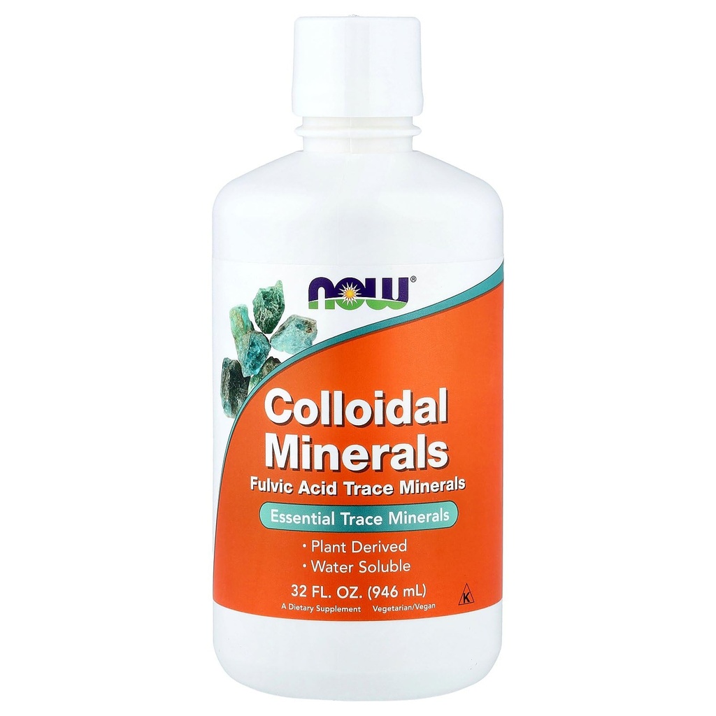AHORA Suplementos Alimentarios, Minerales Colloidales Líquidos, Derivados de plantas, Minerales de rastros esenciales, 32-Once