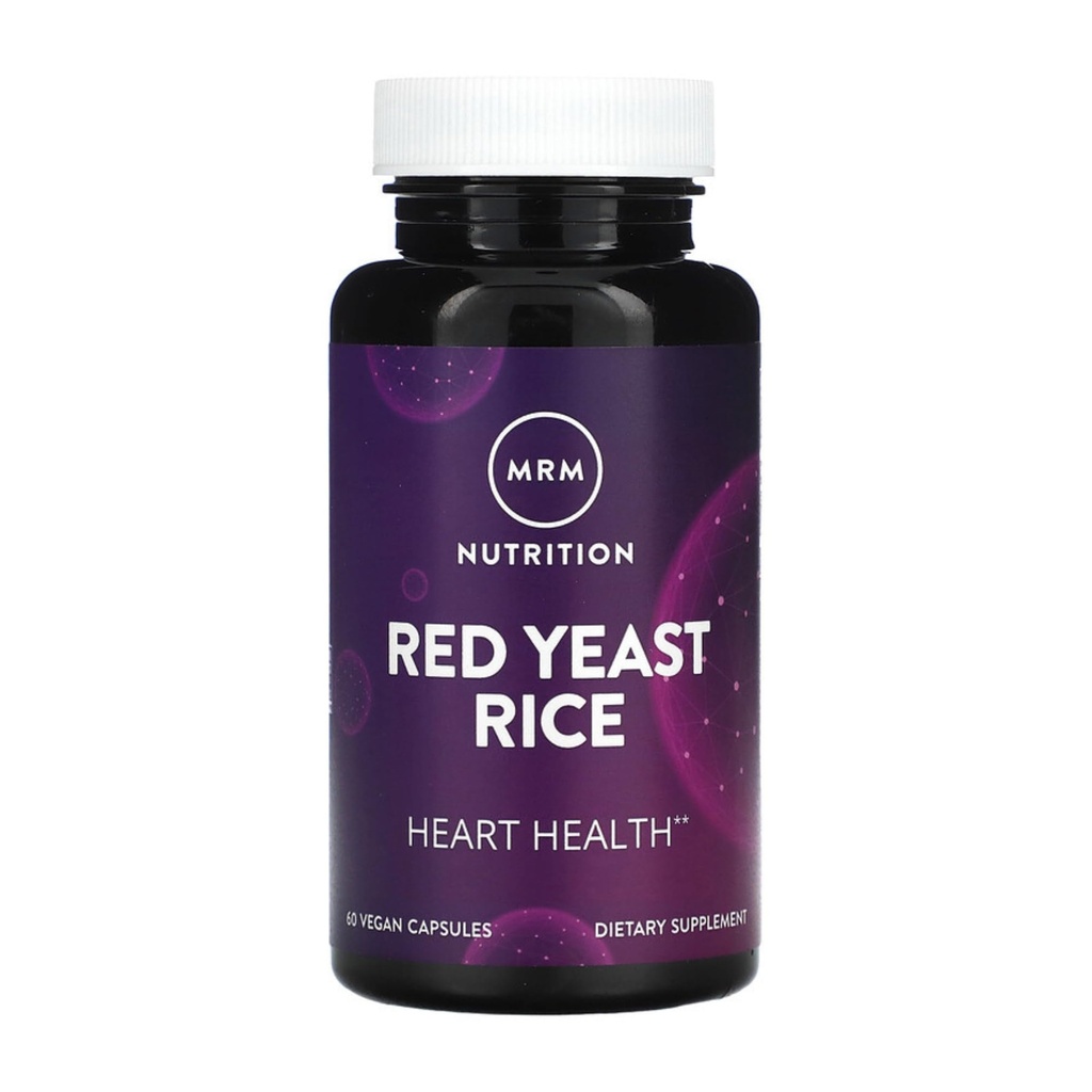 MRM Nutrición Levadura Roja Rice ANTE Monocolin K + Citrinin Gratis TEN Gluten Gratis + Vegan ANTE 30 Servimientos