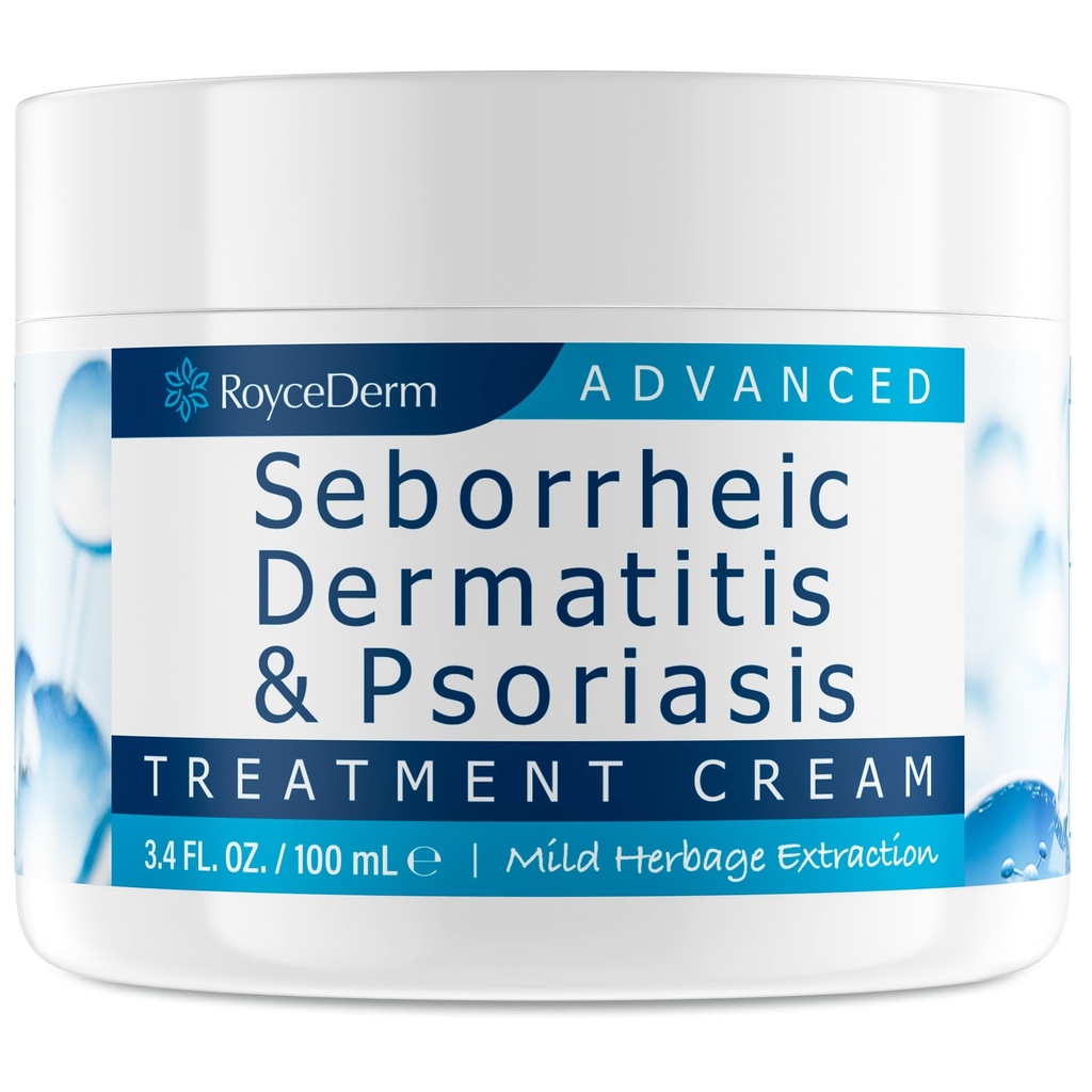 Dermatitis seborreica de Roycederm Crema, Tratamiento del cuero cabelludo para la psoriasis, Folliculitis, cuero cabelludo, caspa, crema anti Itch para el alivio calmante