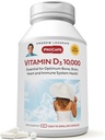 ANDREW LESSMAN Vitamin D3 10,000 cápsulas IU 360 - High Potency, Essential for Calcium Absorption, Supports Bone Health, Healthy Muscle Function, Immune System, More. Small Easy to Swallow Capsules