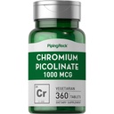 Piping Rock Chromium Picolinate 1000mcg ANTE 360 Tablet Pills ¦ Vegetarian, Non-GMO, Gluten Free Supplement