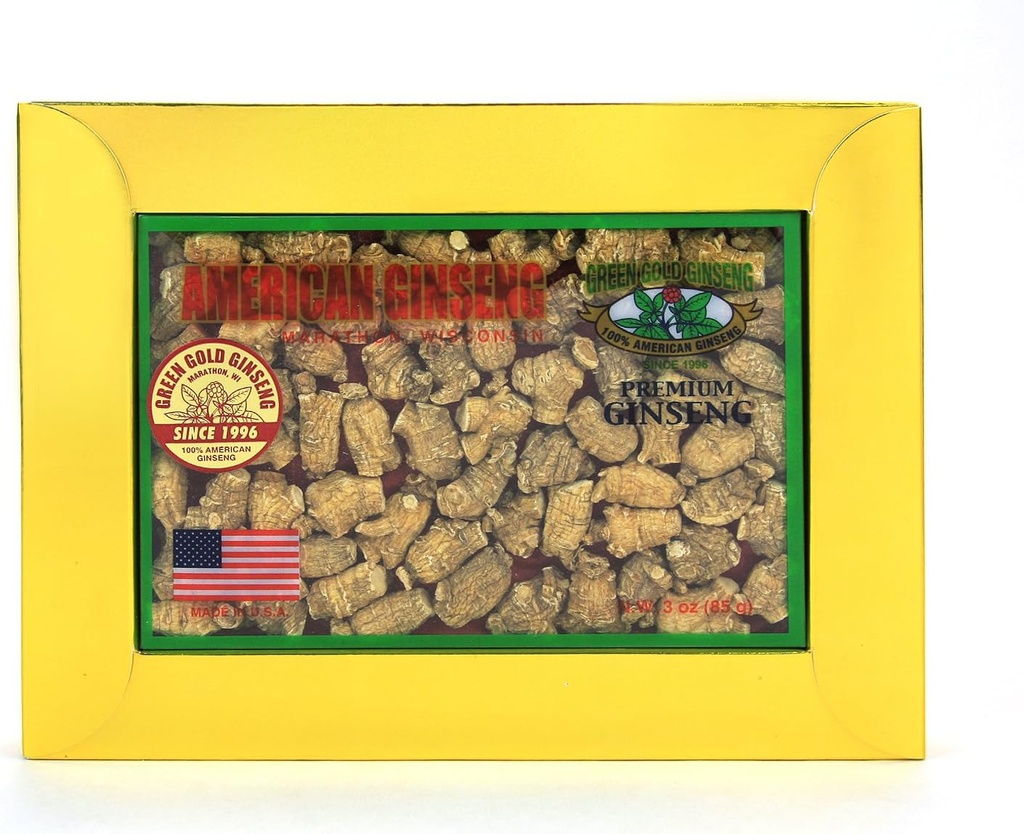 SKU PS 135-3 ← Pequeño "Bullet"   American Ginseng Roots from Marathon County, WI  durable 3oz Box, B06XCL2TQ