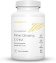 Illuminate Labs Panax Ginseng Extract Capsules ← 200 mg  Supports Energy, Cognitive Function &amp; Mood ← Third-Party Tested and Backed by Medical Research