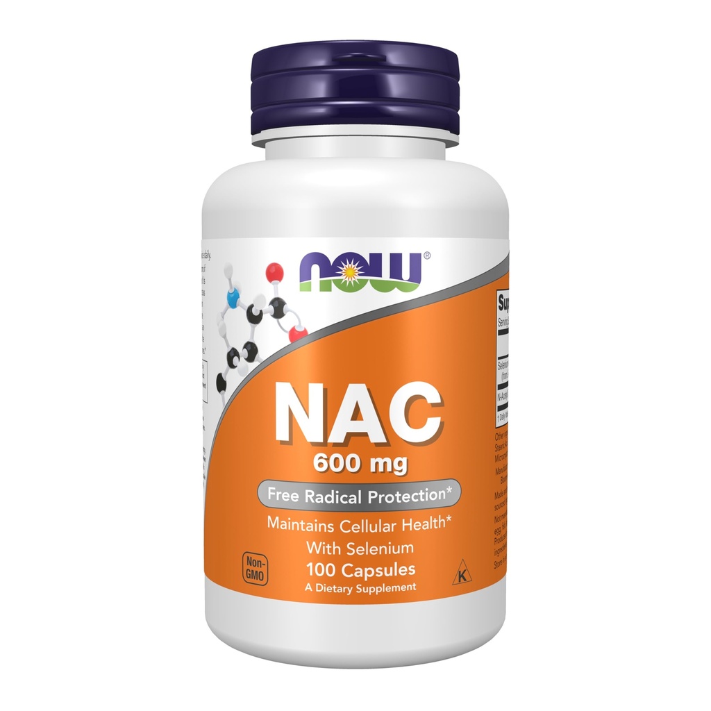 Ahora Alimentos NAC 600 mg - 100 Vcaps 2 Pack