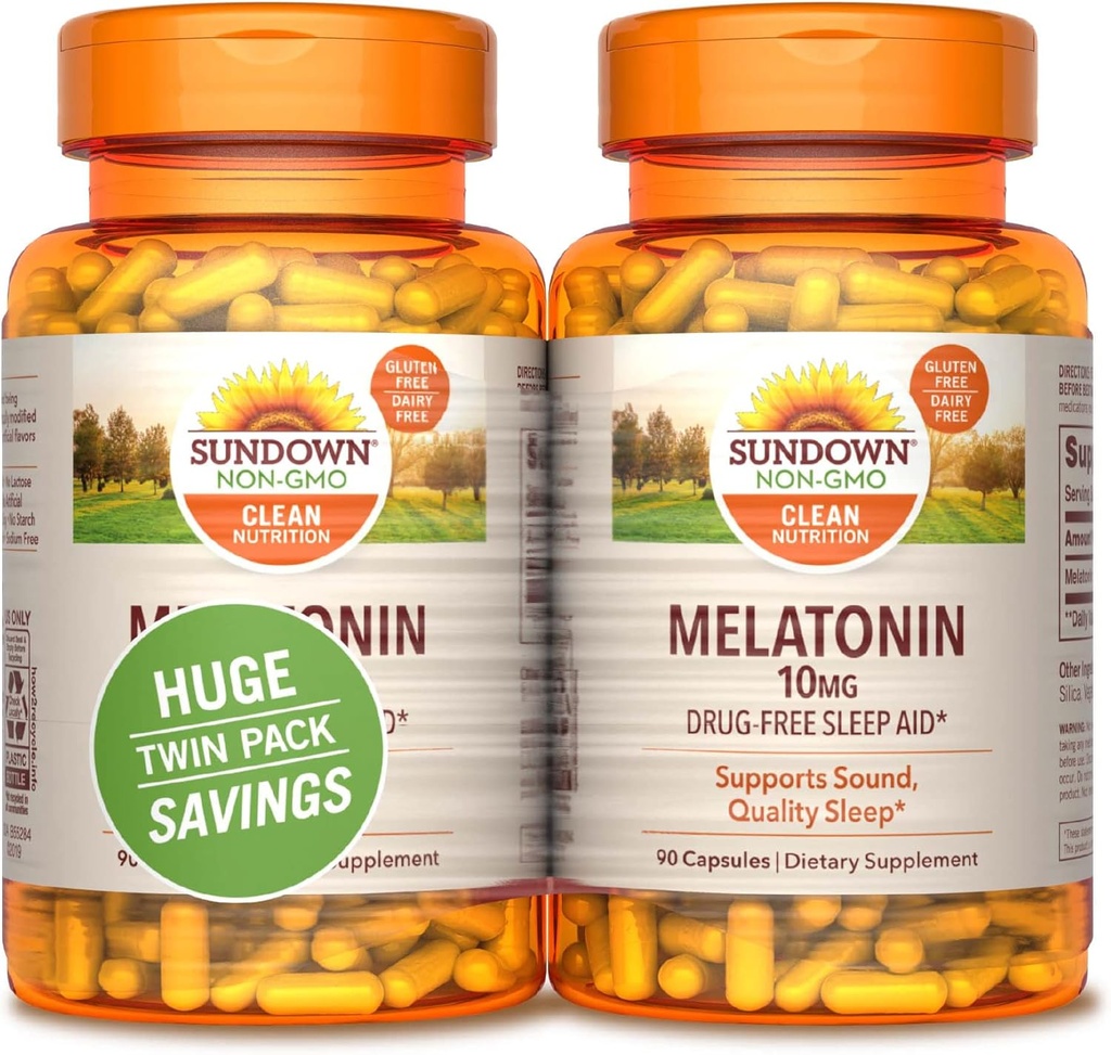 Sundown Melatonin, 90 Cuenta (Pack of 2)