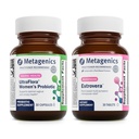 Metagenics Bundle - UltraFlora Women's ' HerWellness Estrovera - 30 Conde de UltraFlora Women's for Vaginal Health - 30 Tablets of Estrovera for Hot Flashes, Menopause Relief & Night Sweats