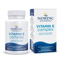 Naturales nórdicos Complejo de vitamina E, sin sabor - 30 geles blandos - 6 formas de vitamina E para soporte antioxidante - Protección celular - No GMO - 30 Actuaciones