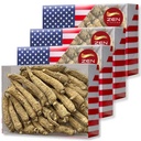 4 Cajas de Mano Selected American Ginseng Root-Small Tail (4oz/Box) Boost Body Immunity, Energy " Stamina for Man " Women (16 Oz. (Pack of 4))