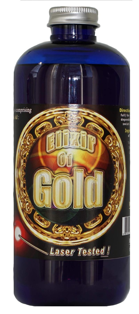 Elixir de oro, 8 oz., 240 PPM Concentrado por Minerales de Montaña de Plata (Medical Purity Silver, Most Bioavailable colloidally Suspended Nano Partículas)