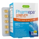 Igennus Pharmepa Complete EPA 668mg &amp; DHA 334mg Omega-3 Fatty Acids 1000mg, IFOS Certified, rTG Form, High Potency Fish Oil Plus Omega-6 > 9 de GLA Evening Primrose Oil, Lemon Flavor, 60gels
