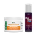 Jigsaw Health Bundle ¦ Adrenal Cocktail, 60 Servings (Jar), y MagRelief, 5 Ounces (Lotion)