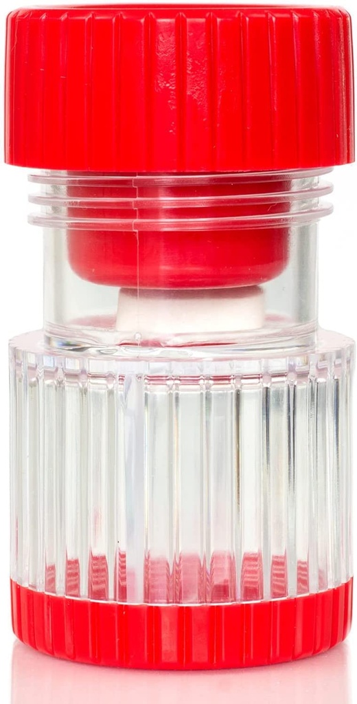 Cursadora de Píldora y Grinder, Crushes Vitaminas y Tabletas, tiene hasta 2 Píldoras, Con Grips ergonómicos, Rojos