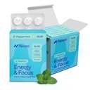 NeuroGum Energy & Focus Gum (54 Count-6 Pack, Peppermint) ← 40mg Natural Caffeine + L-Theanine + Vitamin B12 &amp; B6 + Xylitol ← Sugar Free Nootropic Cognitive Brain Performance Suplemento