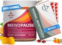 Lubracil Menopause Gummies & Daily Moisturizer Bundle – Soporte sin hormonas para Flashes calientes, sudaderas nocturnas, sequedad vaginal, y Itchiness con Cohosh Negro, Ashwagandha, omega aceites &amp; Sea Buckthorn