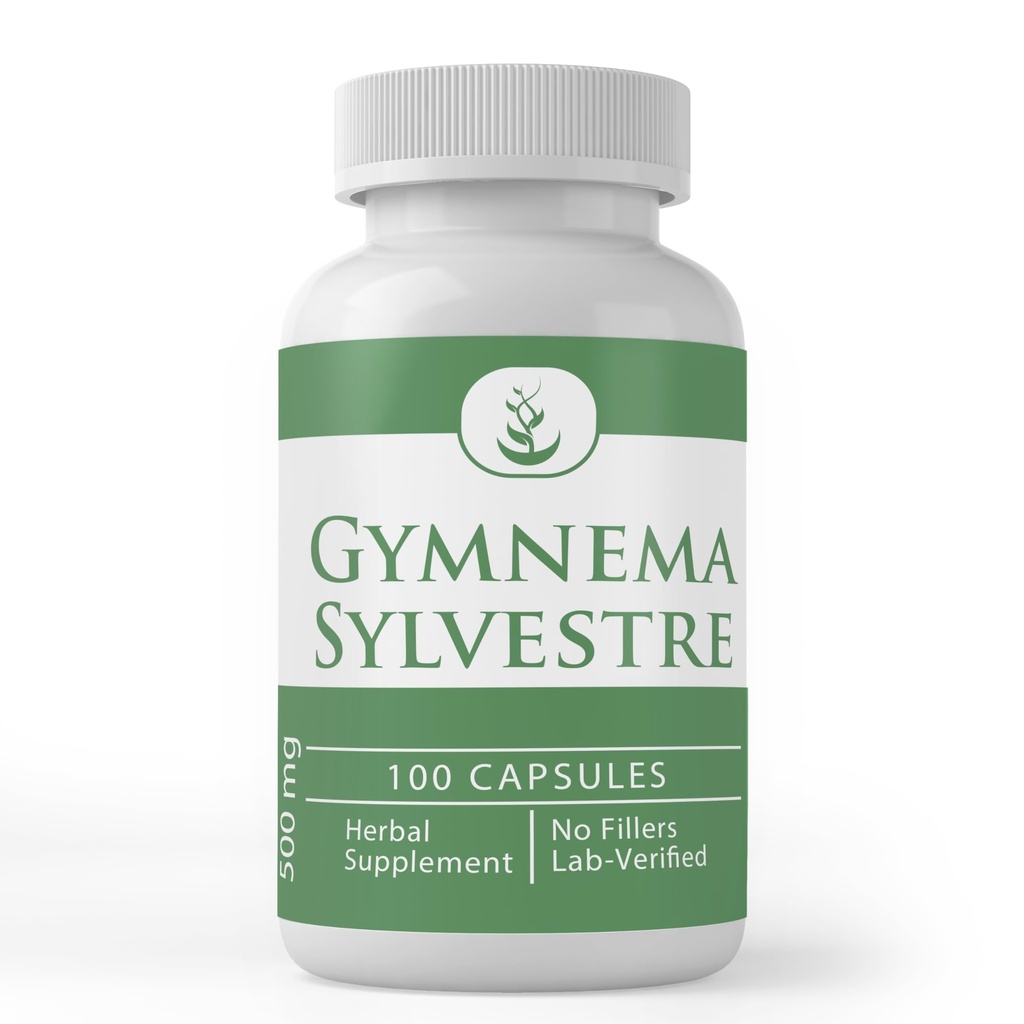 PURE ORIGINAL INGREDIENTES Gymnema Sylvestre, (100 cápsulas), siempre puro, sin aditivos ni artillería, Lab Verified