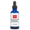 Suplemento orgánico Nascent Iodine Fuente de profundidad. Soporta " Detoxifica la tiroides. Metabolismo Heath, Focus &amp; Better Sleep. 1,950 mcg por Serving