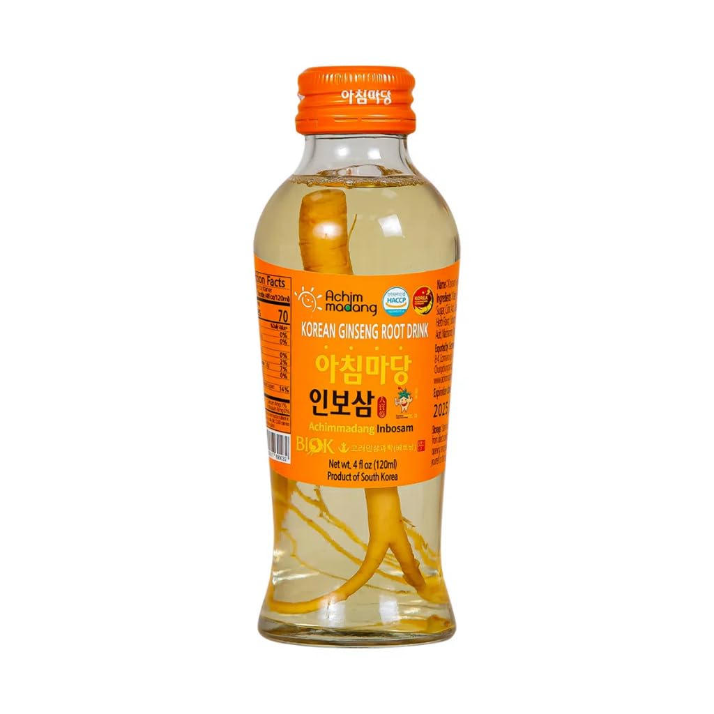 Inbosam Korean Ginseng Drink Root Drink, 10 Bottles, 4 fl oz