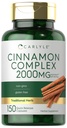 Complejo de canela de Ceillón de Carlyle con Gymnema y Mulberry  vísperas 150 Capsules ¦ Non-GMO, Gluten Free Supplement
