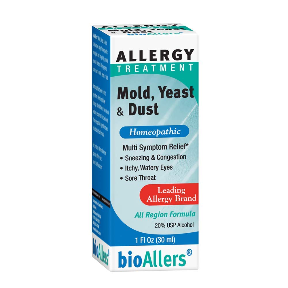 NaturalCare by bioAlerces Tratamiento de la alergia Fórmula homeopática Puede ayudar a aliviar el estornudo, la congestión, el pico, los rastrillos " Ojos acuosos 1 Fl Oz (3714002017)