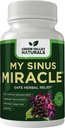 GREEN VALLEY NATURALALS My Sinus Miracle Herbal Suplemento, 90 cápsulas (1)