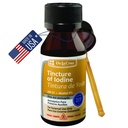 De La Cruz 2% Iodine First Aid Antiseptic, Made in USA 1 FL OZ (1 Botella)