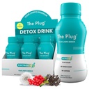 The Plug Liver Cleanse Detox " Repair Drink - Plant Based Herbal Electrolyte Drink for Liver Support " Health, Bloating Relief, Restore Antioxidants " Minerals ← Liver Complex Energy Drink (6-Pack)