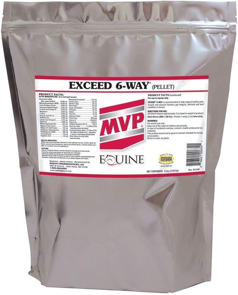 Med Vet Exceed 6 Way Pellets, 8 libras