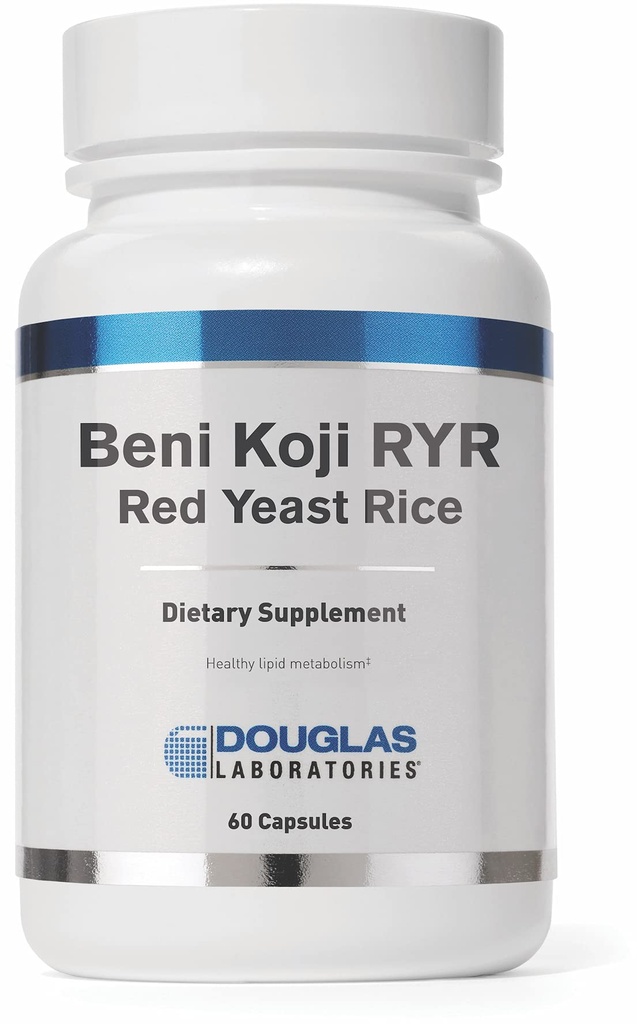 Douglas Laboratories Beni Koji Red Yeast Rice ← Fermented Red Rice to Support Healthy Blood Lipid Metabolism* ← 60 Capsules