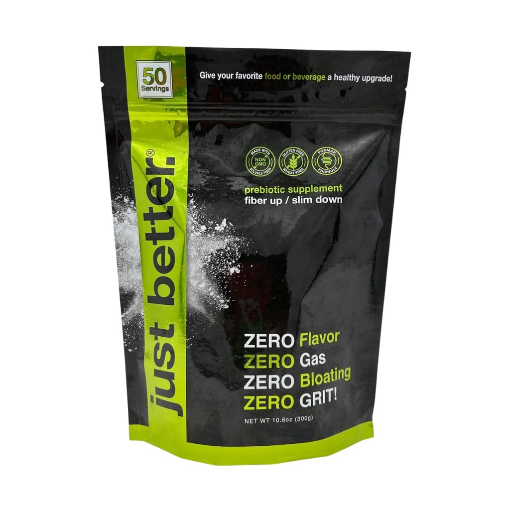 Suplemento de fibra prebiótica para un Gut saludable ¦ Fiber Powder con Zero Grit Zero Taste y sin Bloating o Gas TENIENDO Full Faster ANTE Keto Non-GMO Gluten Free Vegan 50 Servings
