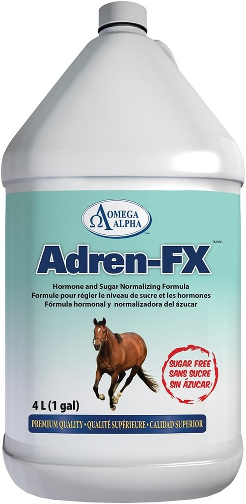 Omega Alpha Adren-Fx Cushings Fórmula Gallon (128 onzas)