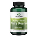 Swanson Muira Puama Root Salud Sexual Virility Boost Apoyo Hombre Mujer Suplemento 400 mg 90 cápsulas