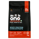 AS-IT-IS Nutrición Whey Protein Concentrate 80% - 1kg/35.2 Afluencia cruzada Oz Microfiltered ← Inflavoured ← Tested for Purity ← No-gmo y sin gluten No Preservatives