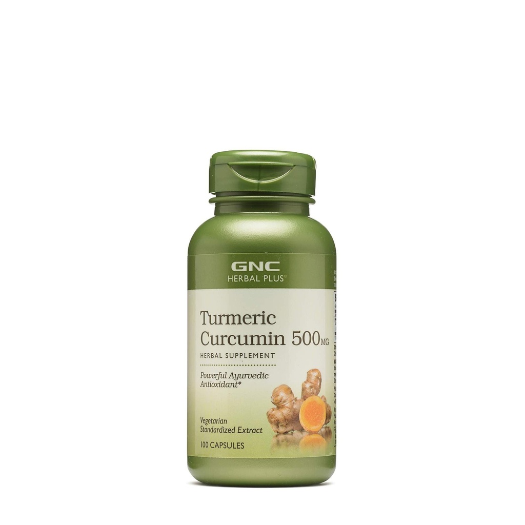 GNC Herbal Plus - Turmeric Curcumin 500mg 100 cápsulas