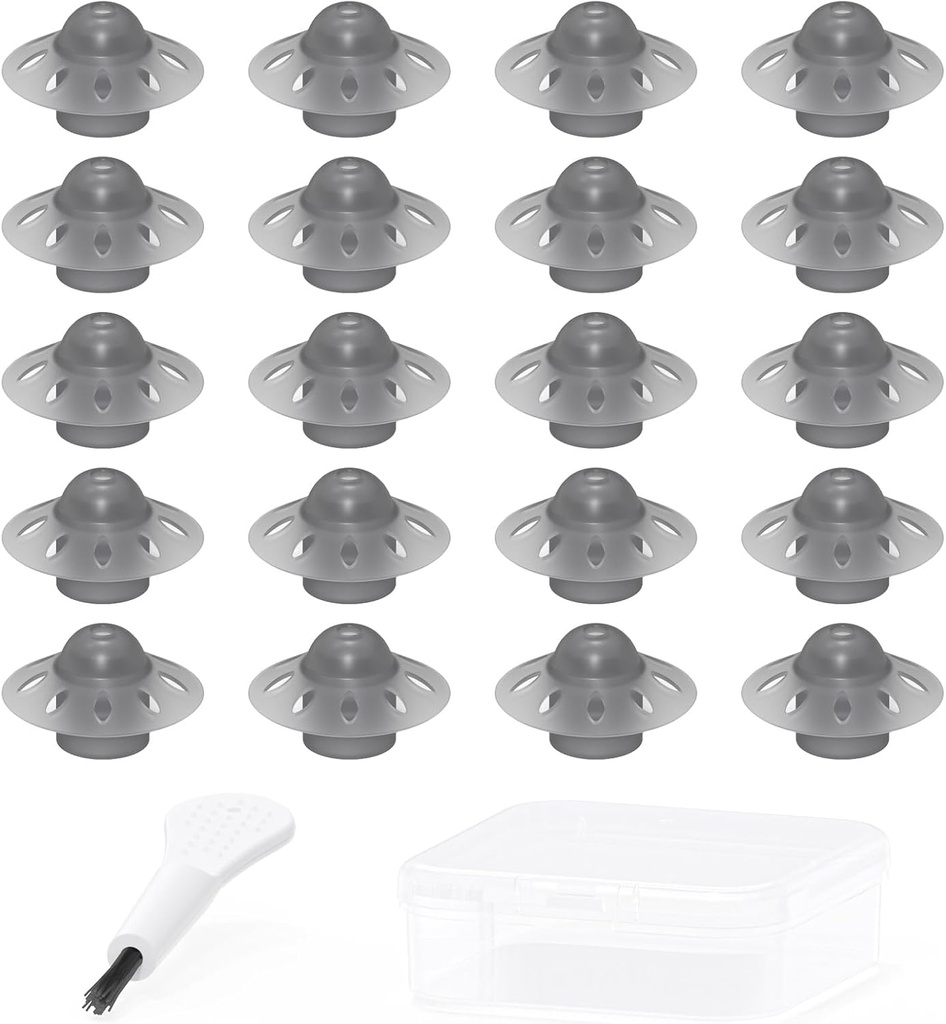 Domas de ayuda auditiva - Open Dome for Phonak SDS 4.0 Marvel & Paradise Models Consejos de oído Accesorios Reemplazo (Medium 20pcs Pack)