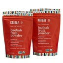 Premium Orgánica Baobab Powder I Prebiótico Gut Health, Intermittent Fasting, Inmunity, Hydration TEN Vitamina C, Polyphenols, Minerals ← Fiber Supplement TEN 16 oz.