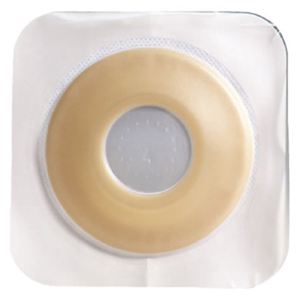 ConvaTec 413187 SUR-FIT Natura Dos Pieces Durahesive Skin Barrera con tecnología Convex-IT, Pre-Cut, Tape Collar, Blanco, 2-1/4" Flange, 1-3/4" Stoma Apertura, Pack de 10
