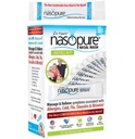Nasopure Nasal Wash, Refill Kit, “The Nicer Neti Pot” Sinus Wash Kit, Comfortable Nasal Rinse 40 Salt Packets (3.75 Grams Each), Nasal Congestion, Cold, Flu, Allergy, Nasal Irrigation System, Lavage