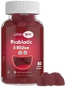 Maxi Health Yum, Gummies Probióticas con 5 millones de UF de Probióticos de Salud Digestiva, Kosher Certified Natural Berry Flavor Gut Health Chewable Gummy Suplementos para Mujeres Hombres, 60 Gummies