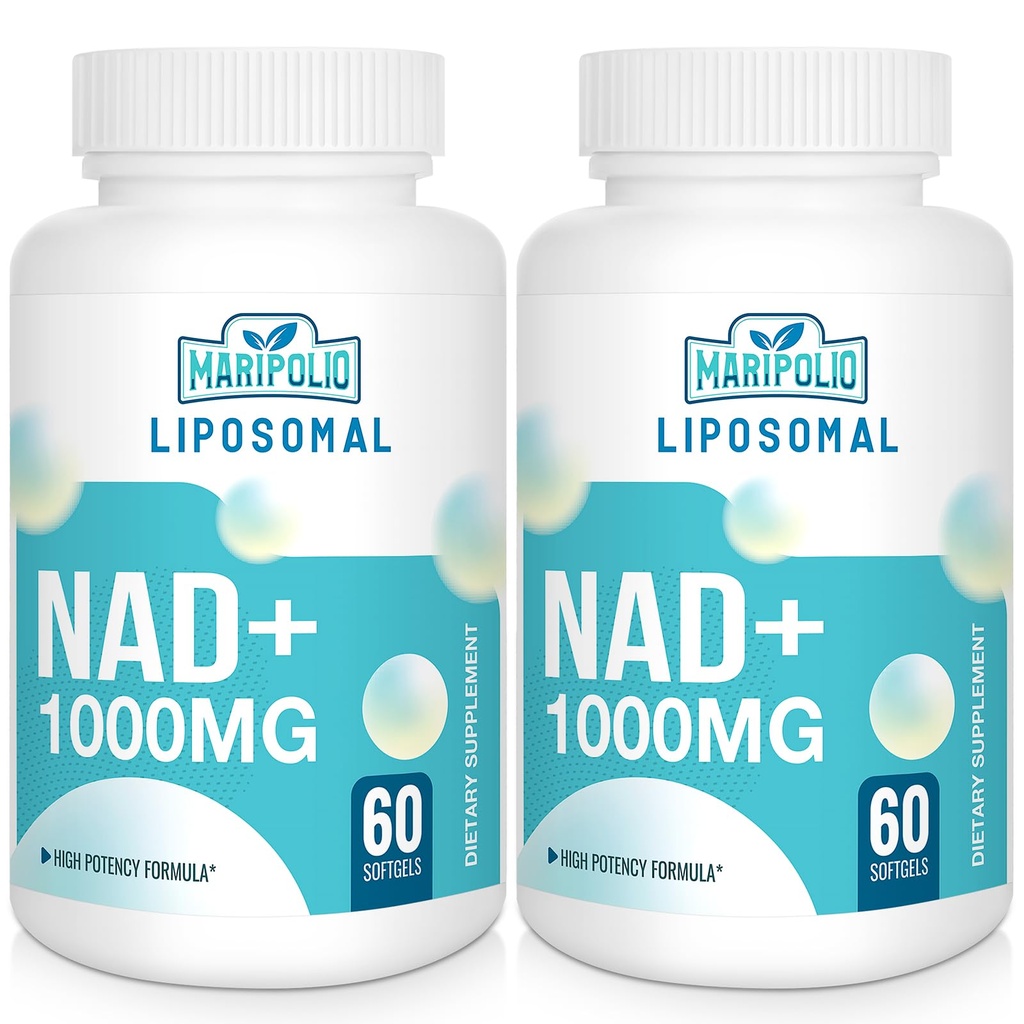 Liposomal NAD+ Suplemento 1000 mg TENIDO Pontecy más alto NAD TEN Max Absorption  Suplemento puro NAD Energía y Reparación de ADN, Defensa del envejecimiento, Función cerebral