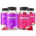 NutraChamps Biotin &amp; Biotin+. El Duo completo para el cabello, la piel y las uñas. Biotina, Collagen, Keratin &amp; More