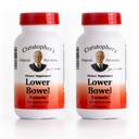 Christopher's Original Formulas Lower Bowel Cleanse Formula Capsules - Herbal Laxative Colon Cleanse y Gut Cleanse 100 ct. - Pack de 2