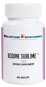 Iodine Sublime® 12,5mg 200 Caplets de alto biodisponible con Ioduro de Potasio para Tiroides &amp; Metabolismo Soporte Comparar con Iodoral 12,5