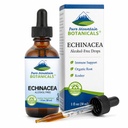 Pure Mountain Botanicals Liquid Echinacea Drops – Kosher Tincture Alcohol Free Extract - 500mg Organic Echinacea -1oz Botella