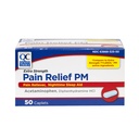 Quality Choice Extra Strength Pain Relief PM, Doin Reliever and Nighttime Sleep Aid, Acetaminophen 500 mg " Diphenhydramine HCI 25 mg (Sleep Aid), 50 paquetes de cuenta de cápsulas