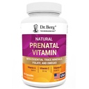Dr. Berg Vitaminas Prenatales Naturales para Mujeres (Enfermería embarazada) - Vitaminas Prenatales con Folato, Vitaminas, Minerales, Omegas, &11 Superalimentos Poderosos - Mujeres Multivitamina Prenatal - 60 cápsulas